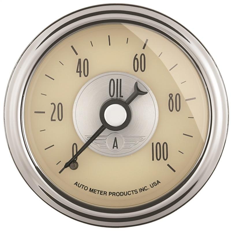 Autometer Prestige Series 52mm 0-100 PSI Mechnical Oil Pressure Gauge 2021 Main Image