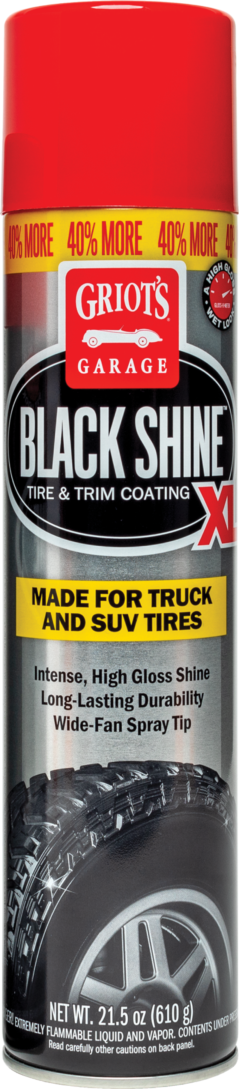 Griots Garage Black Shine Tire and Trim Coating XL - 21.5oz 10850