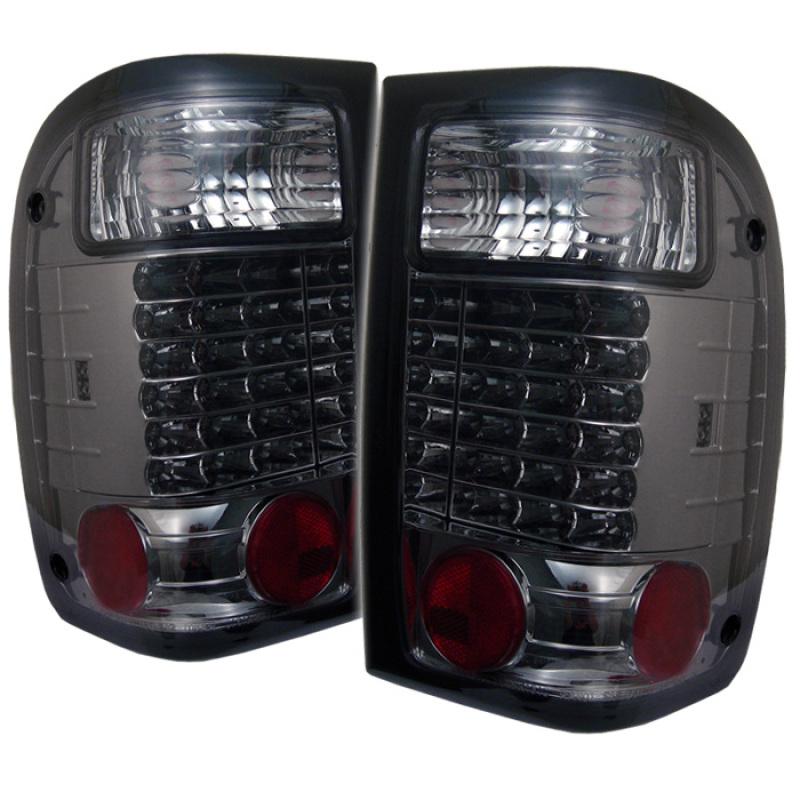 Spyder Ford Ranger 01-05 LED Tail Lights Smoke ALT-YD-FR98-LED-SM 5003874 Main Image