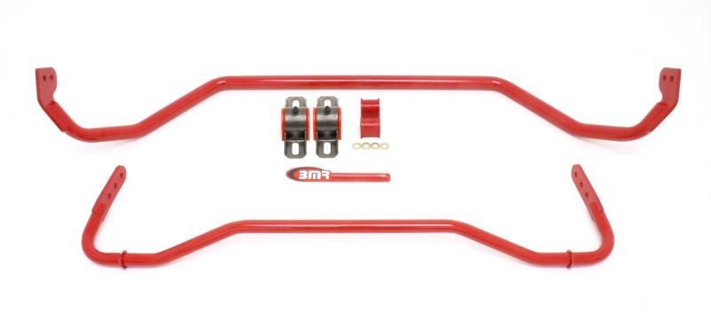 BMR 08-09 Pontiac G8 Front & Rear Sway Bar Kit w/ Bushings - Red SB029R Main Image