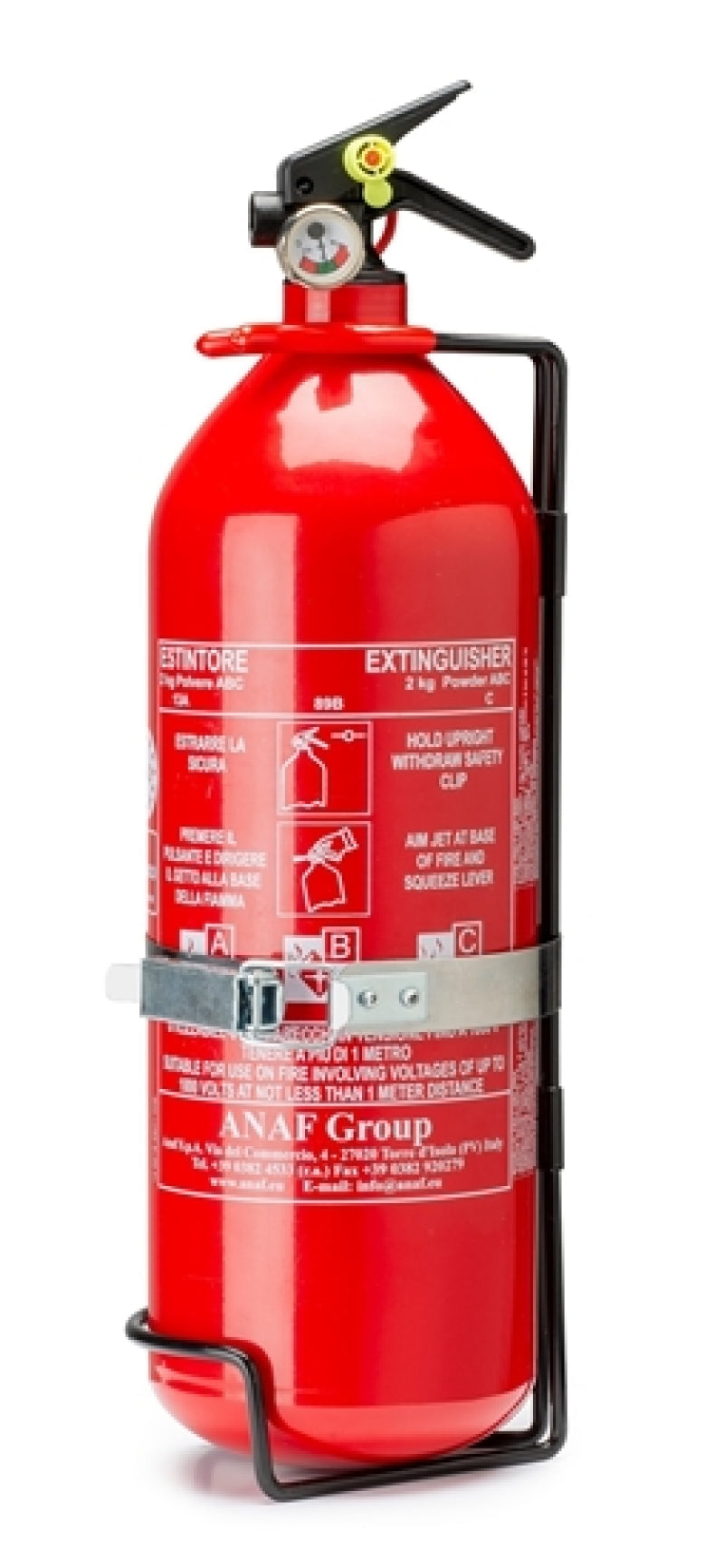 Sparco 2 Liter Handheld Steel Extinguisher 014773BSS2