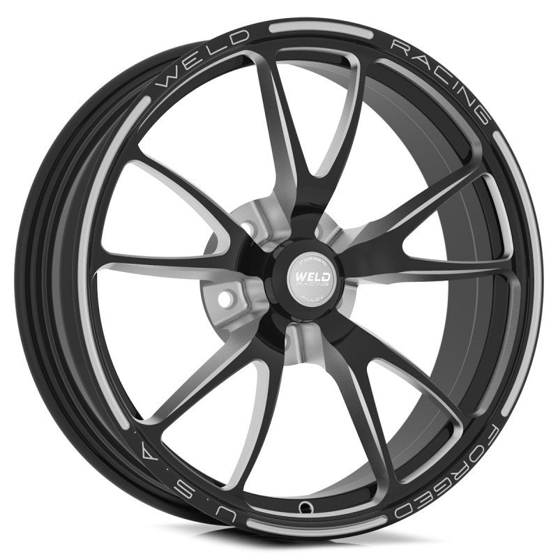 Weld Full Throttle 1-Piece 17x4.5 / 5x4.5 BP / 2.25in. BS Black Wheel - Non-Beadlock 82B-1704204