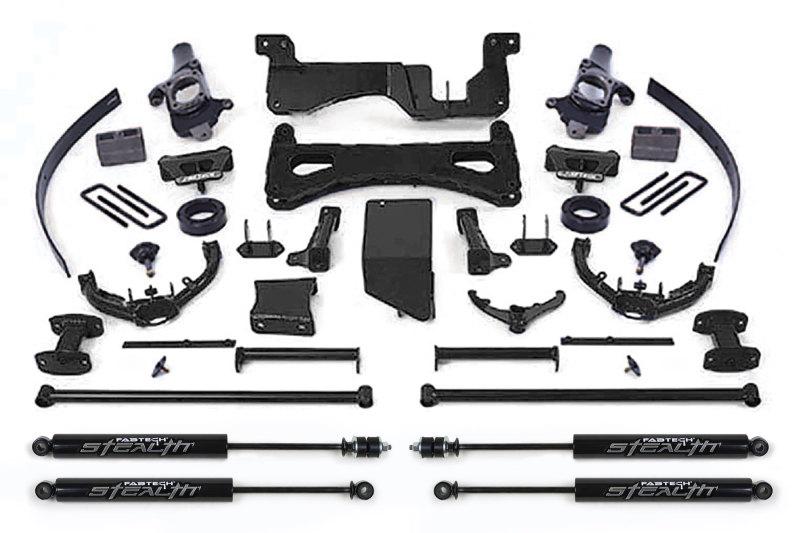 Fabtech 07-08 GM C/K2500HD C/K3500 Non Dually 8in Perf. System w/Stealth Shocks K1030M Main Image