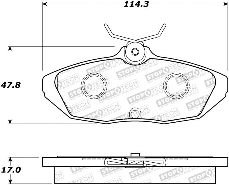 StopTech Street Brake Pads - Front 308.05990 Main Image