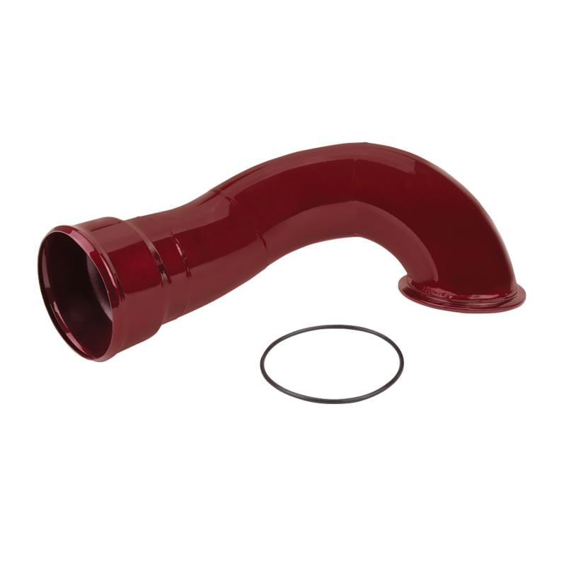 Wehrli 06-10 Chevrolet 6.6L LBZ/LMM Duramax 3.5in Intake Horn - WCFab Red WCF100341-RED Main Image