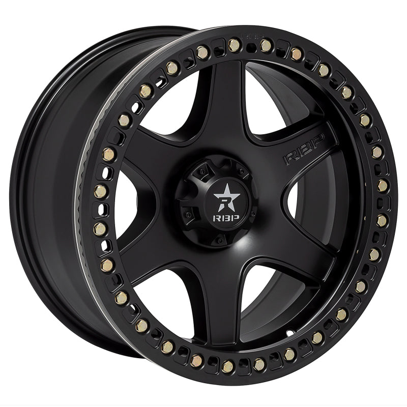 RBP 50R Cobra 17x9.0 6x135 BP / 5 BS 0mm Offset 87mm CB (Hub Centric) Black w/Black Ring Wheel 50R-1790-63-00FB