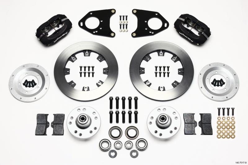 Wilwood Forged Dynalite Front Kit 12.19in 71-80 Pinto/Mustang II Disc & Drum 140-7017-B Main Image