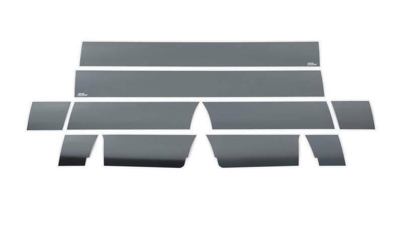 Putco 09-14 Ford F-150 Reg Cab 6.5 Short Box - 7in Wide (10pcs) Black Platinum Rocker Panels 9751411BP Main Image