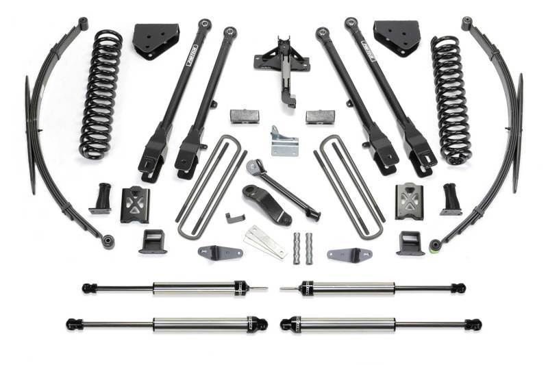 Fabtech 05-07 Ford F250/350 4WD 10in 4 Link System w/DL Shocks K2040DL Main Image