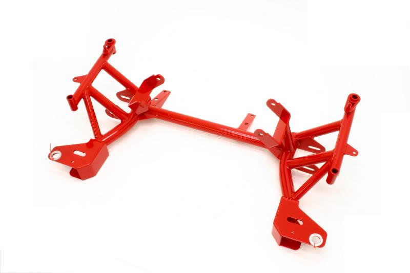 BMR 98-02 4th Gen F-Body K-Member w/ LS1 Motor Mounts and Pinto Rack Mounts - Red KM003-1R Main Image