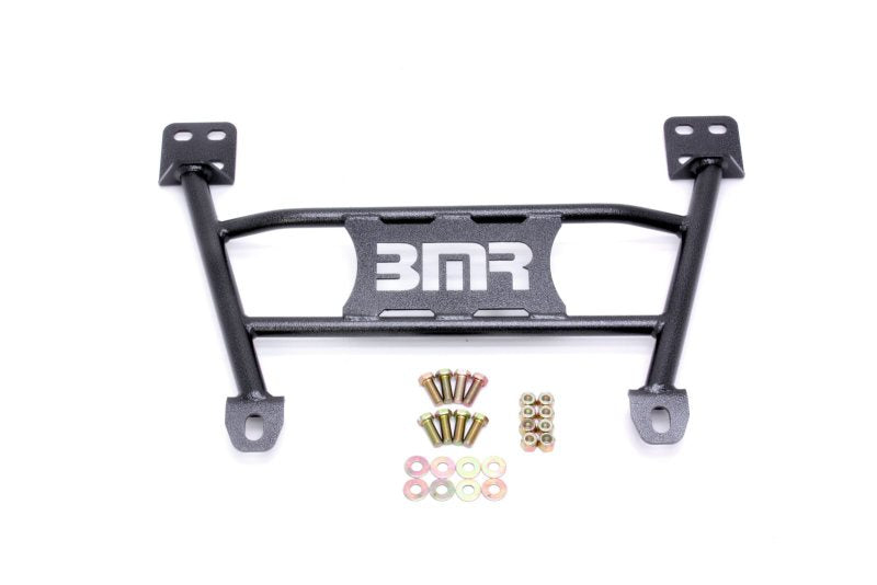 BMR 05-14 S197 Mustang Radiator Support Chassis Brace - Black Hammertone CB004H