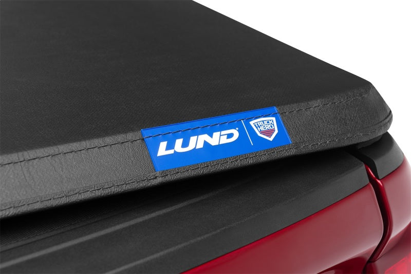 Lund 2019 RAM 1500 (5.5ft Bed w/o RamBox Cargo Mgmt) Genesis Tri-Fold Tonneau Cover - Black 950165