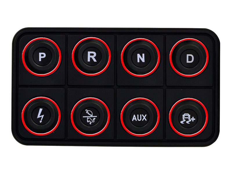 AEM EV 8 Button Keypad CAN Based Programmable Backlighting 30-8400