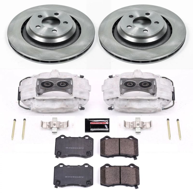 PowerStop PSB Autospecialty Kit w/Cals Brakes, Rotors & Pads Brake Kits - OE main image