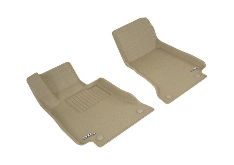 3D MAXpider 2018-2020 Mercedes-Benz E-Class Coupe C238 Kagu 1st Row Floormat - Tan L1MB10311502 Main Image