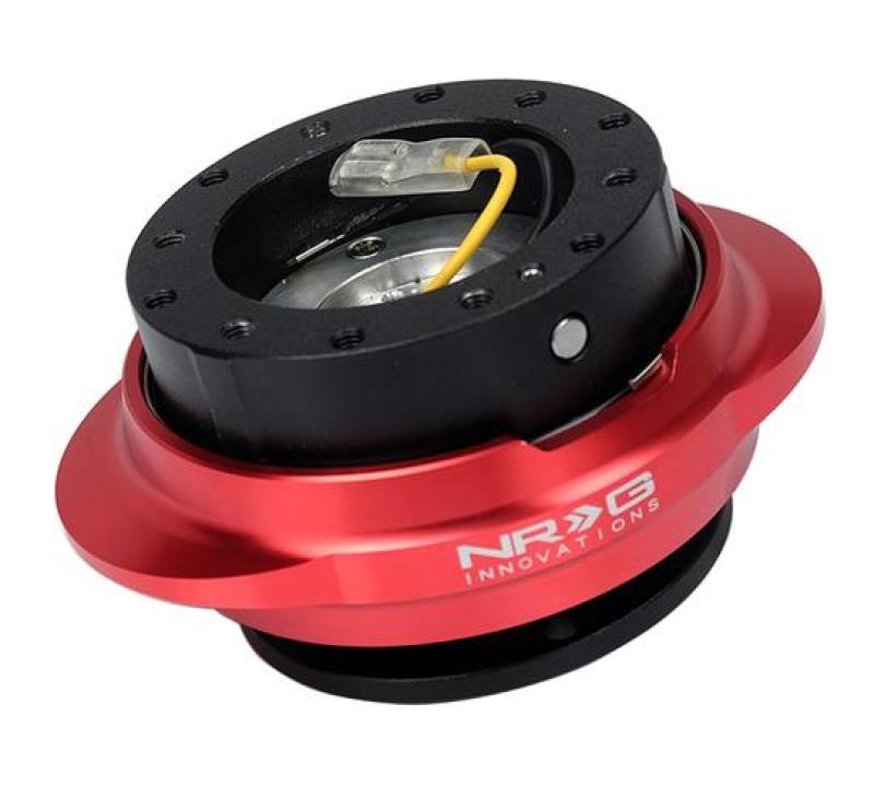 NRG Quick Release Kit - Black Body/ Red Oval Ring SRK-220BK/RD