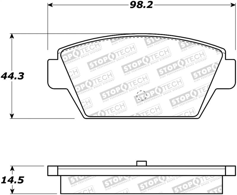 StopTech Street Brake Pads 308.03290 Main Image