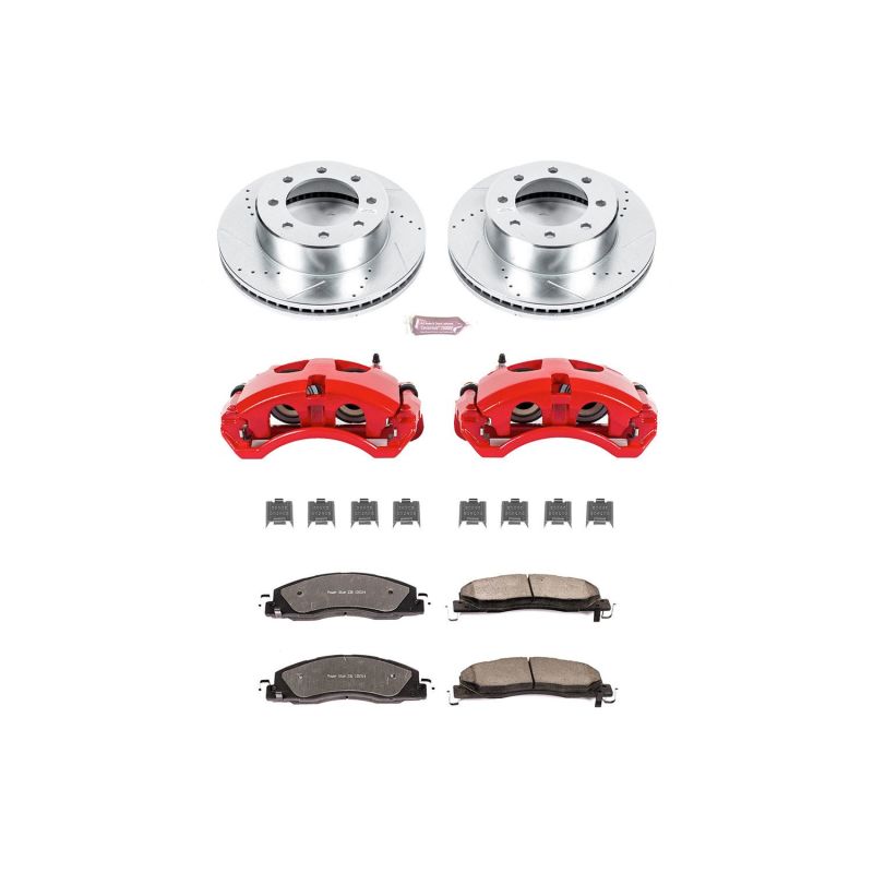 PowerStop PSB Z36 Truck & Tow Kit w/Cals Brakes, Rotors & Pads Brake Kits - Performance D&S main image