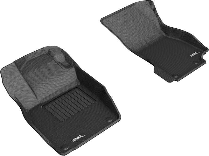 3D MAXpider 2019-2020 Audi A8L Kagu 1st Row Floormat - Black L1AD05011509 Main Image