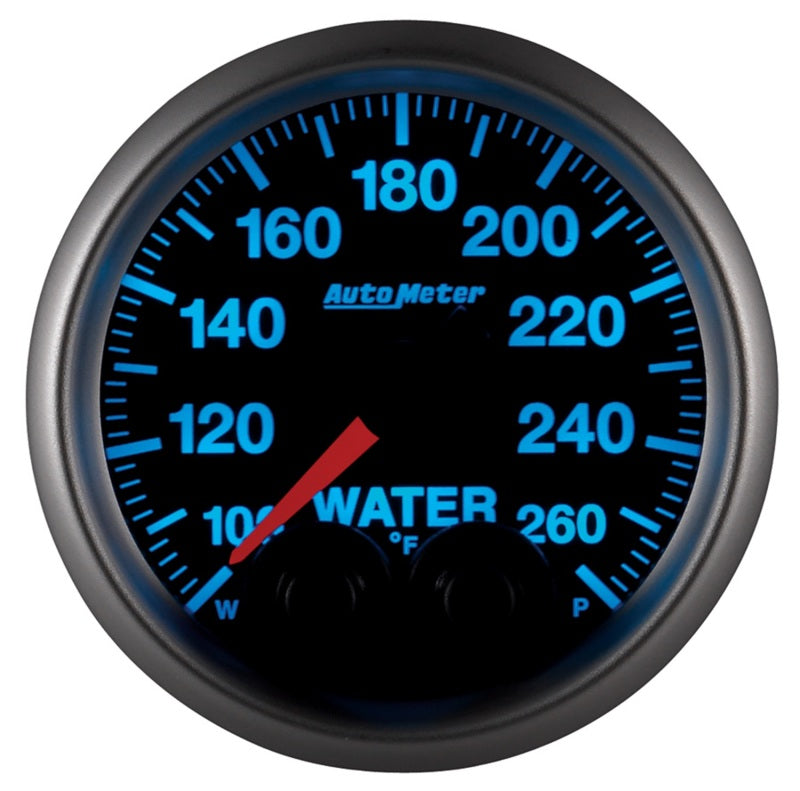 Autometer Elite Nascar 2-1/16in 100-260 Deg. F Water Temp. w/ Peak and Warn Gauge w/ Pro-Control 5654-05702