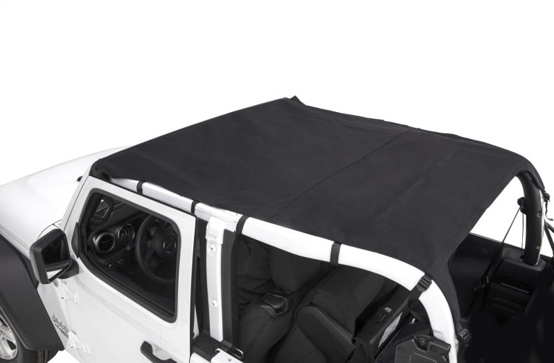 Rugged Ridge Savannah Brief Top Diamond Black 10-18 Jeep Wrangler JL 2-Door 13593.35