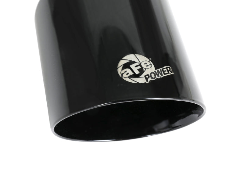 aFe MACH Force-XP 4-1/2in Black OE Replacement Exhaust Tips - 15-19 Dodge Charger/Hellcat 49C32068-B