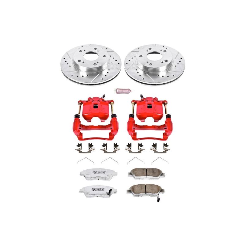 PowerStop PSB Z26 Street Kit w/Cals Brakes, Rotors & Pads Brake Kits - Performance D&S main image