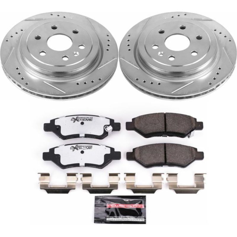 PowerStop PSB Z26 Street Warrior Kit Brakes, Rotors & Pads Brake Kits - Performance D&S main image