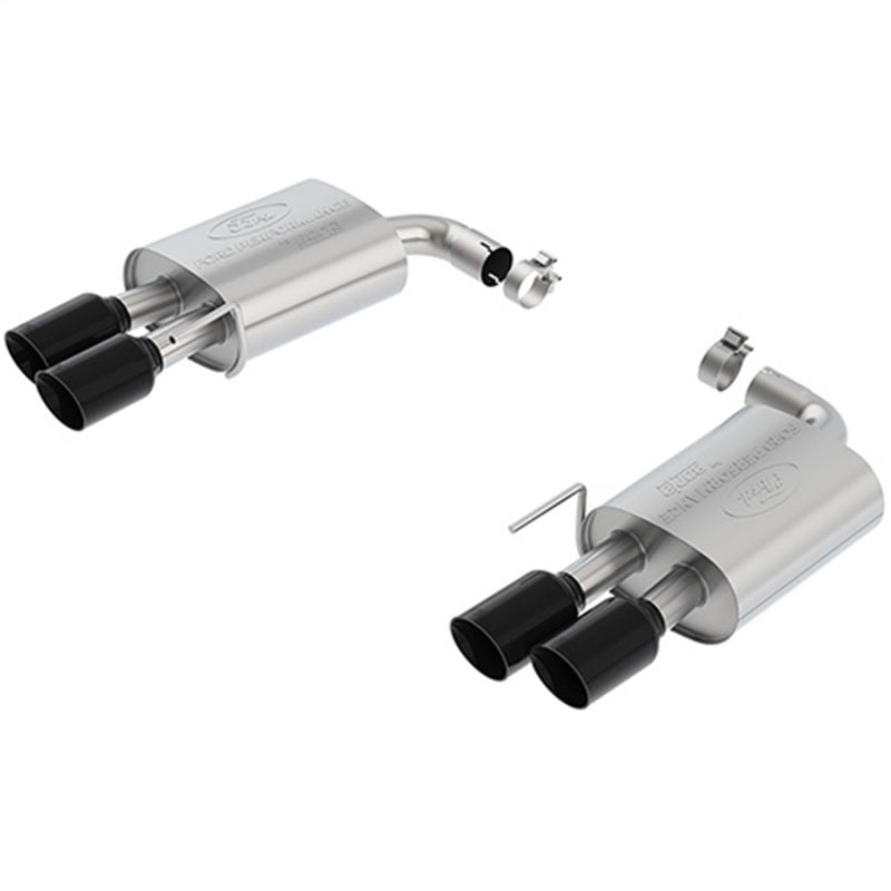 Ford Racing 18-19 Ford Mustang GT 5.0L Touring Muffler Kit w/ Black Chrome Exhaust Tips M-5230-M8TBA