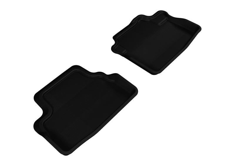 3D MAXpider 2008-2012 Honda Accord Coupe Kagu 2nd Row Floormats - Black L1HD05921509 Main Image