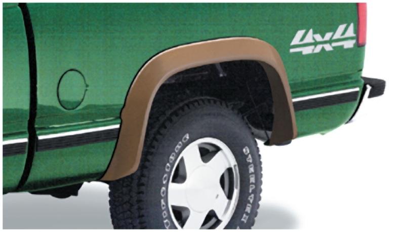 Bushwacker 88-99 Chevy C1500 Extend-A-Fender Style Flares 2pc Covers OEM Flare Holes - Black 40014-01 Main Image