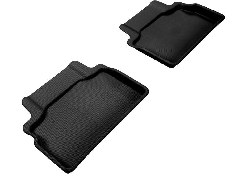 3D MAXpider 2012-2016 Hyundai Genesis Kagu 2nd Row Floormats - Black L1HY02321509 Main Image