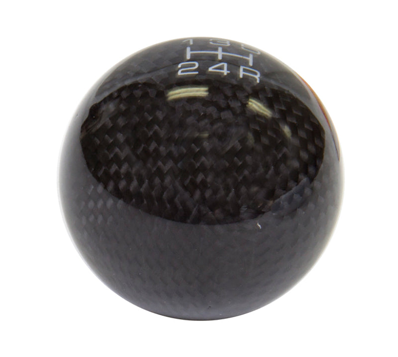 NRG Ball Style Universal Black Carbon Fiber-5 Speed pattern-No Logo
