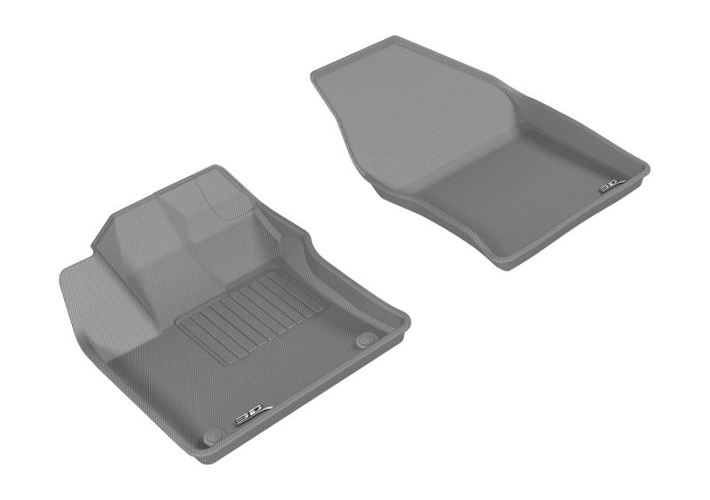 3D MAXpider 2016-2020 Toyota Prius/Prius Prime Kagu 1st Row Floormat - Gray L1TY20911501 Main Image