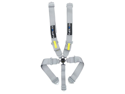 NRG SFI 16.1 5pt 3 inch Seat Belt Harness / Cam Lock - Silver