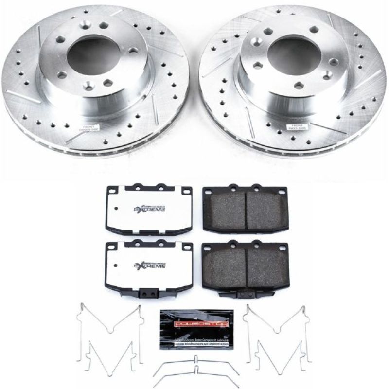 PowerStop PSB Z26 Street Warrior Kit Brakes, Rotors & Pads Brake Kits - Performance D&S main image