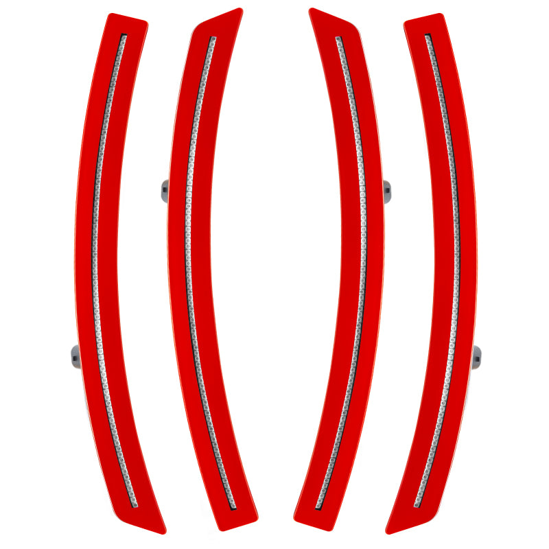 ORACLE Lighting Oracle Chevrolet Corvette C7 Concept Sidemarker Set - Clear - Victory Red (GCN) 2392-GCN-C