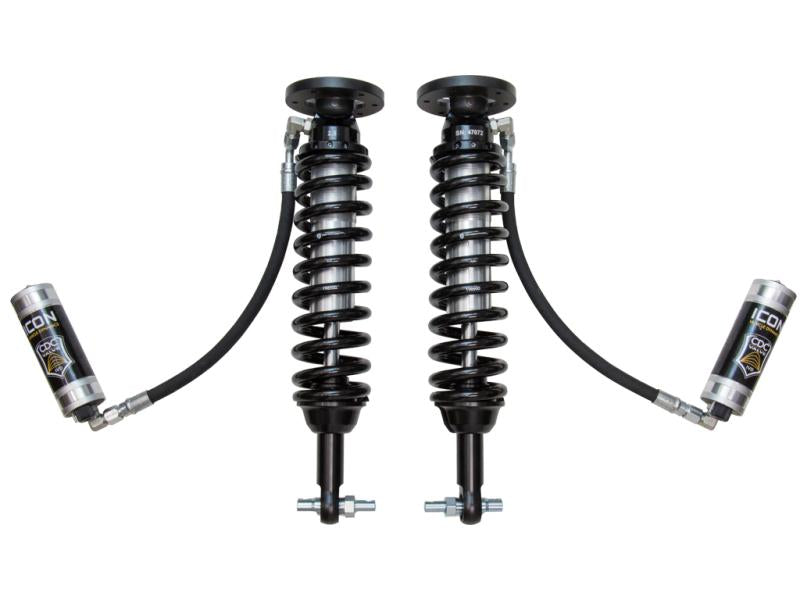 ICON 2015+ Ford F-150 2WD 1.75-3in 2.5 Series Shocks VS RR CDCV Coilover Kit 91816C Main Image