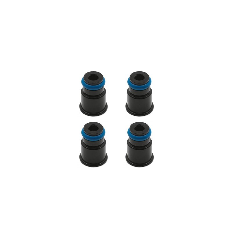 BLOX Racing 11mm Adapter Top (1/2in) w/Viton O-Ring & Retaining Clip (Set of 4) BXEF-AT-11S-4