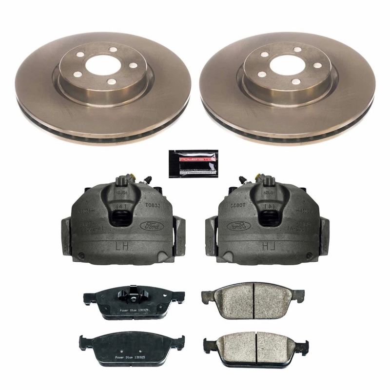 PowerStop PSB Autospecialty Kit w/Cals Brakes, Rotors & Pads Brake Kits - OE main image