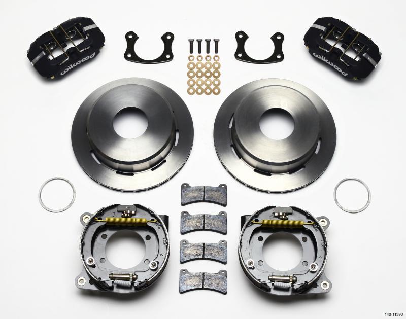 Wilwood Dynapro Low-Profile 11.00in P-Brake Kit New Big Ford 2.50in Offset 140-11390 Main Image