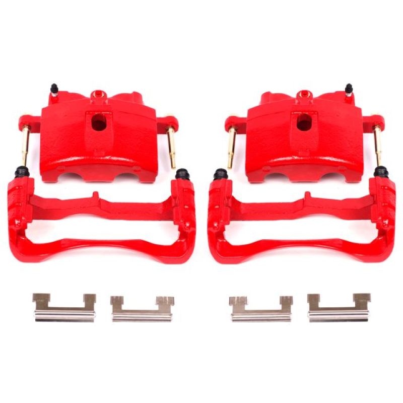 PowerStop PSB Red Calipers Brakes, Rotors & Pads Brake Calipers - Perf main image