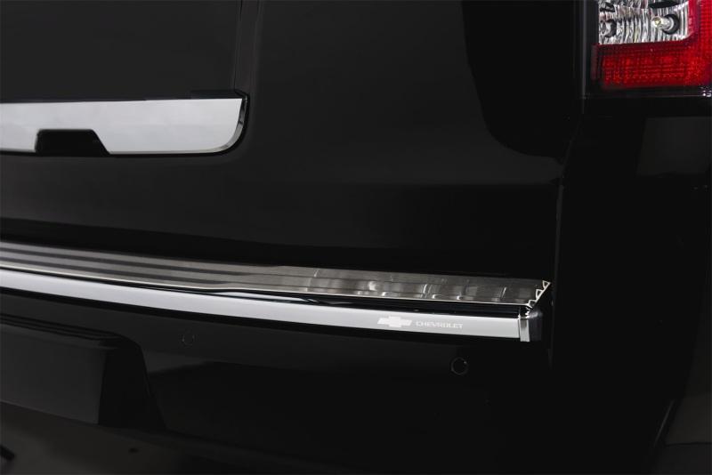 Putco 07-14 Chevrolet Suburban - Stainless Steel Rear Bumper Cover 94100GM-1 Main Image