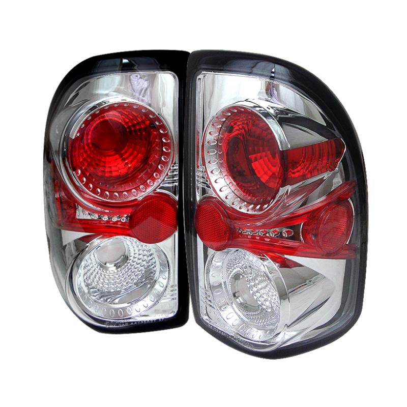 Spyder Dodge Dakota 97-04 Euro Style Tail Lights Chrome ALT-YD-DDAK97-C 5002334 Main Image