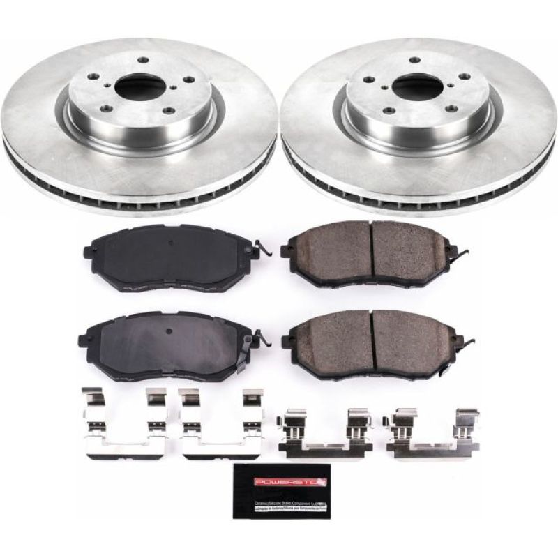 PowerStop PSB Autospecialty Kit Brakes, Rotors & Pads Brake Kits - OE main image