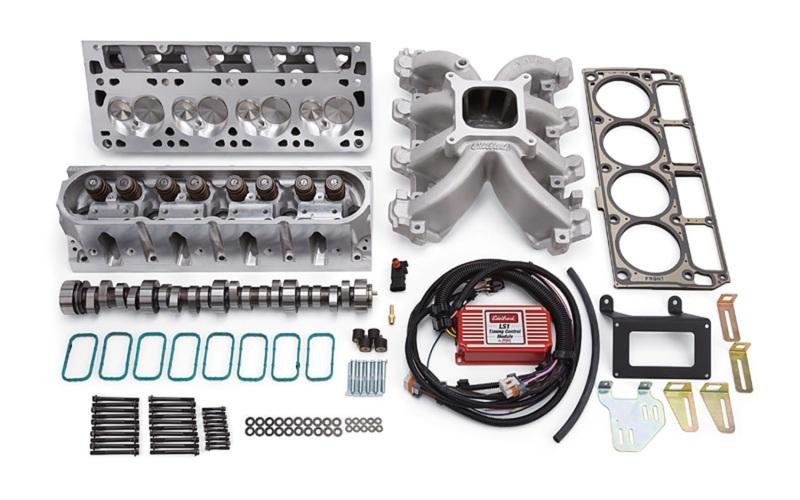 Edelbrock Power Package Top End Kit RPM Series Chevrolet 1997-2004 5 7L LS1 w/ Timing Control Module 2080 Main Image