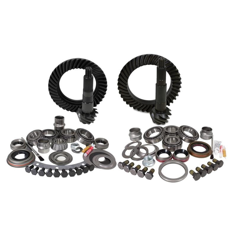 Yukon Gear Gear & Install Kit Package Jeep XJ w/Dana 30 Front & Chrysler 8.25in Rear - 4.56in Ratio YGK003 Main Image