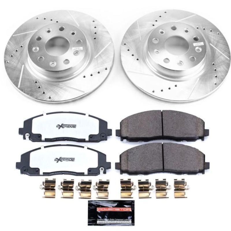 PowerStop PSB Z36 Truck & Tow Kit Brakes, Rotors & Pads Brake Kits - Performance D&S main image