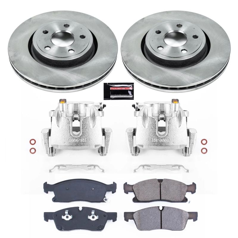 PowerStop PSB Autospecialty Kit w/Cals Brakes, Rotors & Pads Brake Kits - OE main image