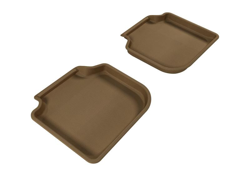 3D MAXpider 2012-2019 Volkswagen Passat Kagu 2nd Row Floormats - Tan L1VW05621502 Main Image